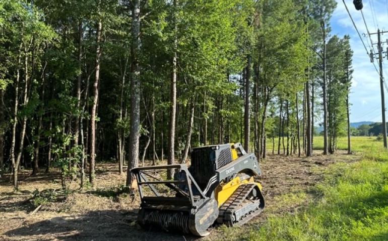 Mulching job done in Birmingham Alabama